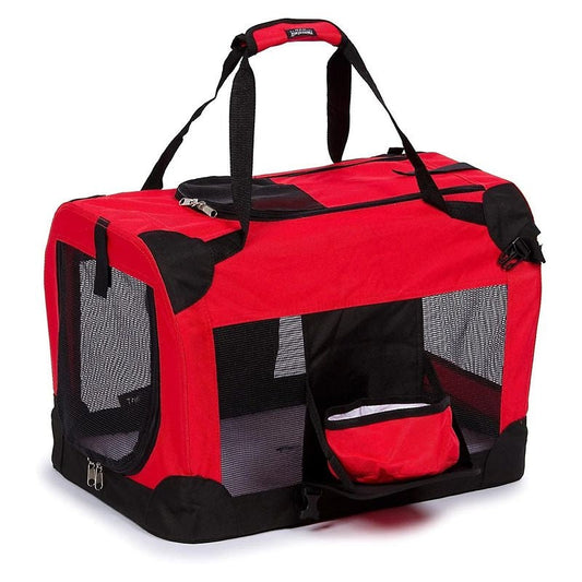 Pet Life Red Deluxe Vista View Pet Carrier