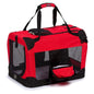 Pet Life Red Deluxe Vista View Pet Carrier