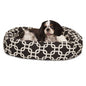 Majestic Pet Black Links Sherpa Bagel Bed