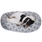 Majestic Pet Grey Links Sherpa Bagel Bed