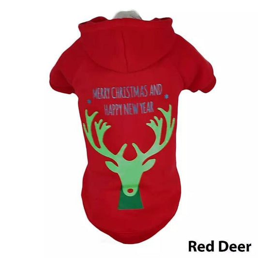 Pet Life LED Christmas Reindeer Sweater Costume MD