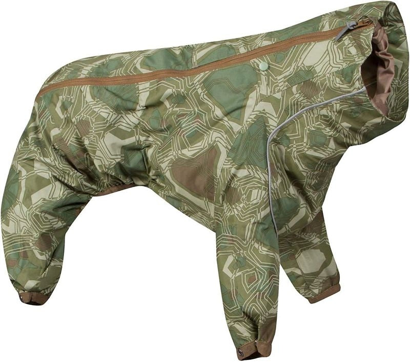 Hurtta Green Camo Downpour Dog Suit