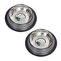 Color Splash NonSkid Pet Bowl 2 Pack