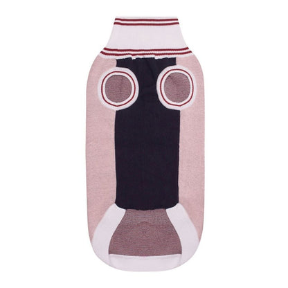 Halo Ava Knitted Dog Sweater L Navy/White