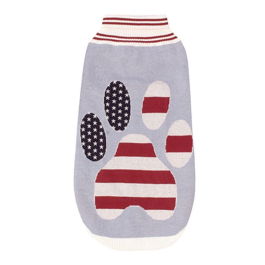 Halo Ava Knitted Dog Sweater L Navy/White