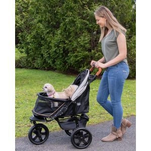 Pet Gear AT3 Summit Grey No Zip Pet Stroller