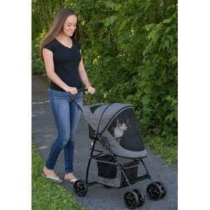 Pet Gear Happy Trails Dark Platinum Pet Stroller