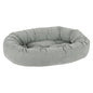 Bowsers Oyster Chenille Donut Dog Bed