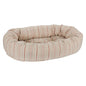 Bowsers Sanibel Stripe Linen Donut Dog Bed