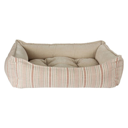 Bowsers Sanibel Stripe Linen Scoop Dog Bed
