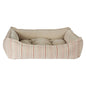 Bowsers Sanibel Stripe Linen Scoop Dog Bed